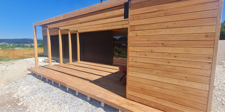 Pergola in lopa: Sibirski macesen